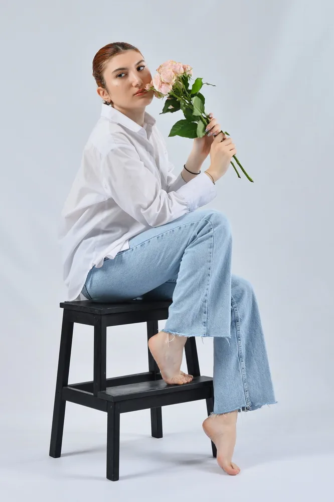 Studio photoshoot in Baku