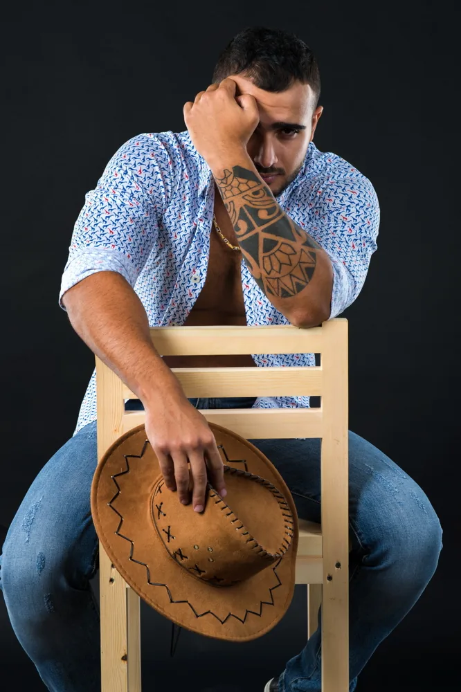 Studio model photographs in Baku